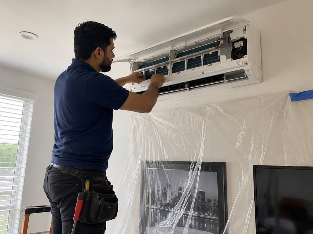 Ductless Mini-Split AC Installation