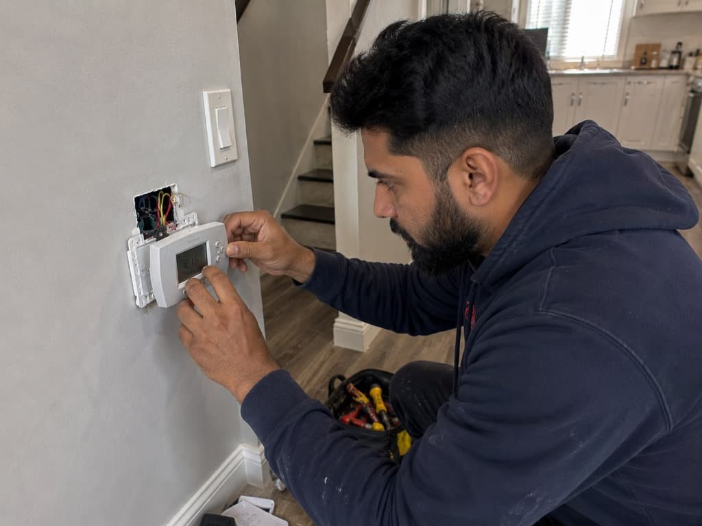 Smart Thermostat Installation Guidance - NATE-Certified Technician Diagnostic
