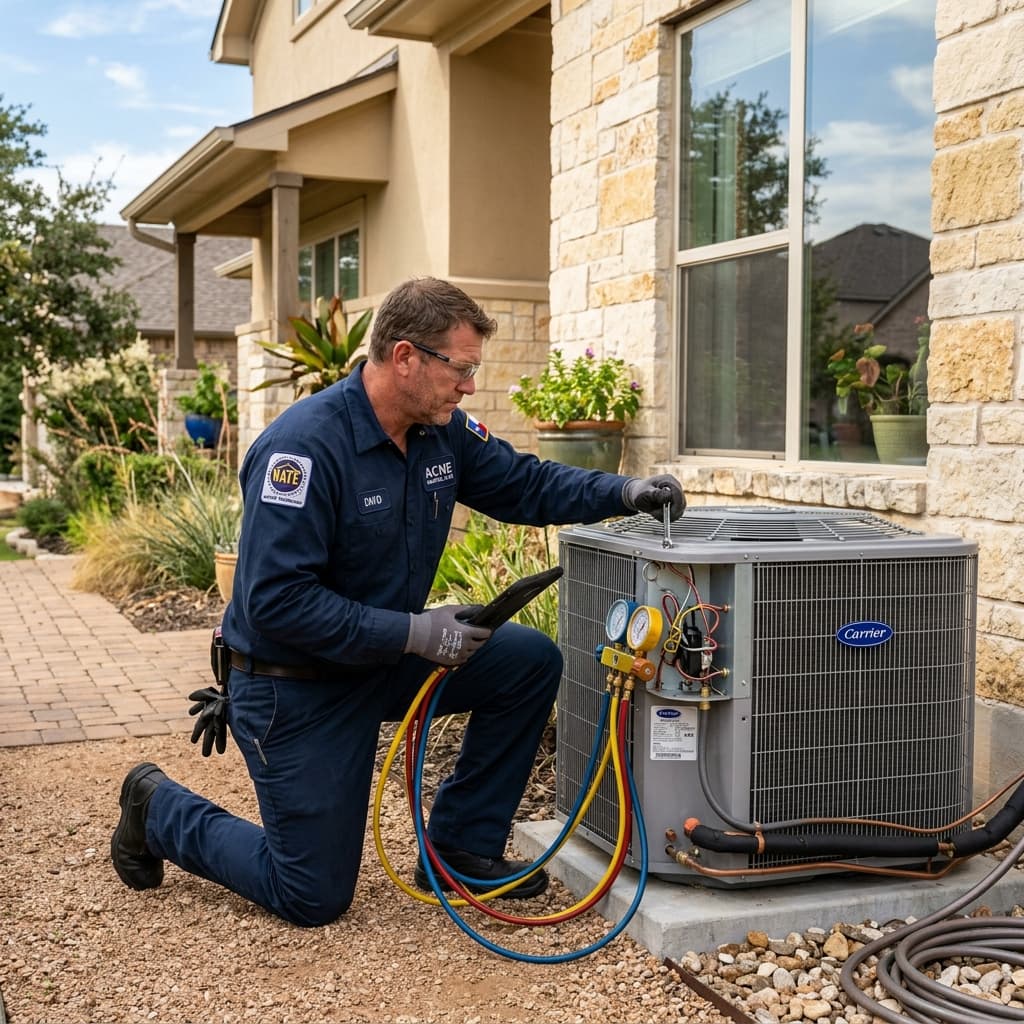 Arlington Heating & Cooling FAQs - Airnet HVAC Service Arlington Heating & Cooling FAQs - NATE-Certified Technician Diagnostic