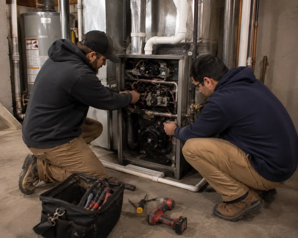 Urgent Winter Heating Repair Support - Airnet HVAC Service Urgent Winter Heating Repair Support - NATE-Certified Technician Diagnostic